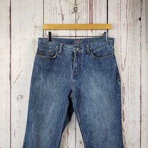 Zena Bootcut Denim Jeans Womens Size 6P Medium Wash Stretch Blue